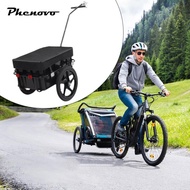 [Phenovo] Bike Cargo Trailer Towable Bike Trailer Convenient Grocery Cart Removable