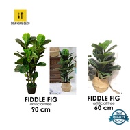 FIDDLE FIG artificial plant pokok hiasan ficus lyrata 65cm, 90cm