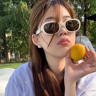 FXT9 Korean Version Sunglasses Female High-End Feel 2025 New Style Oval Hot Girl Fashion Vacation Tr