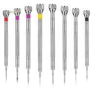 8 Pieces Precision Screwdriver, Jewelers Screwdriver Set, Watch Repair Screwdriver Set 0.6-1.6 mm, M
