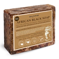 era of nature Best Raw ORGANIC AFRICAN BLACK SOAP, for Dry Skin and Skin Conditions. Pure & Natural 