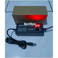 5A DC 3V-12V Adjustable Power Supply + 100V-240V AC input Voltmeter