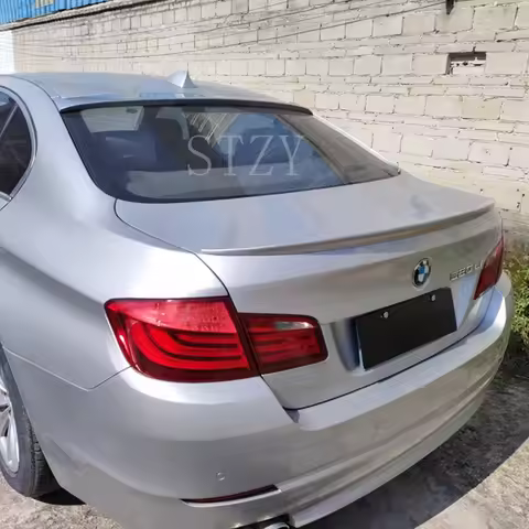F10 M5-Style ABS Plastic Rear Wing Lip Spoiler for BMW 5 Series 2010 2011 2012 2013 2014 2015 2016 F