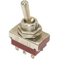5Pcs KN32 toggle switch and rocker switch ON-ON 6 pin 2 way DPDT 5A 250V AC