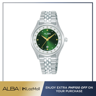 Alba Philippines AH7DZ3X1 Green Dial Stainless Steel Strap Womens Quartz Watch