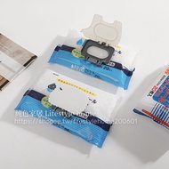 Animal Shaped Wet Wipes Dedicated Top Cover Black Cat White Bear Aries Sheep Baa Polar Press Pop Lid