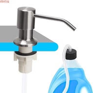SFBSF Soap Dispenser No-spill Bathroom Water Pump Detergent Stainless Steel Lotion Dispenser