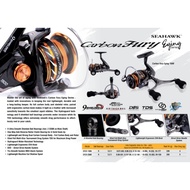 SEAHAWK CARBON FURY EGING SPINNING REEL