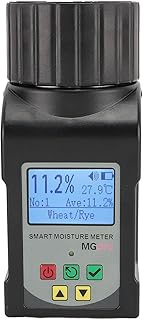 ZJchao Coffee Rice Wheat Grain Moisture Meter with Low Battery Indicator, Multiple Grain Selection a