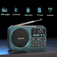 SanSui F22 Multimedia Radio Wireless Bluetooth Speaker Portable HiFi Card Speaker Digital Music Loud