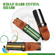 Gnosis Cotton Leather Electric Guitar Strap Acoustic Guitar/ Bass Guitar/