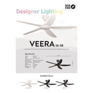 NSB 56" VEERA (DC Motor) Ceiling Fan Remote Control Kipas 56" Reversible Fan Kipas Angin Kipas Silin