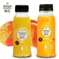 【純在】冷壓鮮榨蔬果汁235ml/瓶(芒果綜合*3+柳橙百香*3)