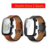 Amazfit Active 2 Square strap leather strap for Amazfit Active2 strap Sports wristband for Amazfit A