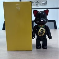 Bearbrick 招財貓 黑色