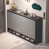 Solid Wood Doorway Storage Cabinet New Model Shoe Cabinet for Home Use Shoe Rack Elevator Entrance W
