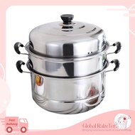 ◄❣♞Multi 3 Tier Layer Stainless Steel Steamer For Puto Siomai Cookware Home Kitchen