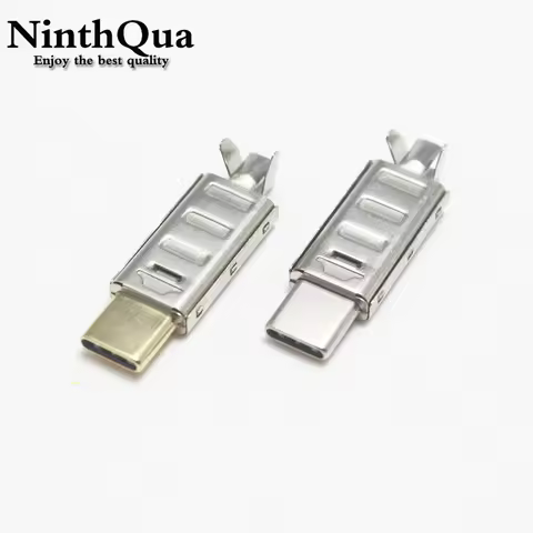 1/2/5set USB Type-C 2.0 Solder Pcb Connector 24Pin Usb Port Usb C Male Plug Connector With Long Meta