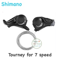 เกียร์จักรยาน 7 Speed Shimano มือเกียร์จักรยาน มือ เกียร์ 7speed เกีย สปีด จักรยาน รถจักรยาน ชิมาโน่ เฟือง สายเกียร์