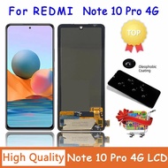 6.67" AMOLED For Xiaomi Redmi Note 10 Pro Display LCD Touch Screen with Frame For Redmi Note10Pro M2