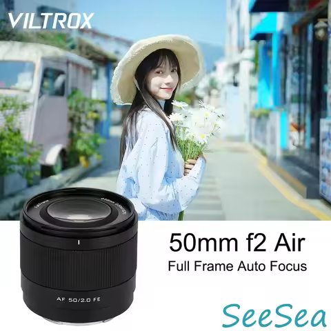 Viltrox 50mm f2 Air Full Frame Auto Focus Lens for Sony E Nikon Z Mount Photography Equipment Profes