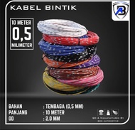 KABEL ROLL BODY - KABEL BINTIK JEPANG 0.5MM x 10 METER
