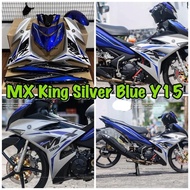 KBR COVERSET Y15 MX KING BIRU GP BLUE MX KING COVER CUSTOM VIETNAM MAGICBOY Y15 V1 V2 V3