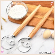 BORAG Stainless Steel Coil Whisk Egg Beater Flour Coil Mixer High Quality Kitchenware Flour Beater F