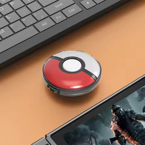 1-10Set PC Hard Cover Case with Portable Clip for Pokemon GO Plus + TPU Soft Transparent Silicone Co