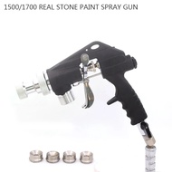 Pneumatic Real Stone Paintball Coating Machine Spray Gun High Atomization Nozzle Putty Nozzle Cement