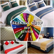 */^ SALE BED RUNNER/SELENDANG HOTEL BAHAN KATUN CVC UNTUK BED SINGLE &amp;