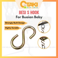 Baby Cradle S Hook Buaian Baby Spring Cot Besi Part For Buai Bayi Buaian Accessories