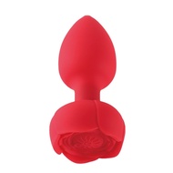 Luminous Colored Lights Sex Product Wireless Remote Control Vibrator Rose Back Court Luminous Anal Plug Electric for Men