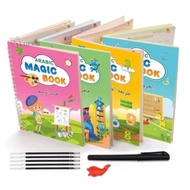M4D [TULALA SHOP]Magic Book Alfabet Arabic Hijaiyah 1 Set isi 4 Buku