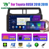 10.33 Inch Car Radio For Toyota RUSH 2018 2019 2Din Android Octa Core