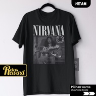Colab Nirvana Mandra T-shirt Size S - 7XL Big Size Jumbo and Children'S T-shirt Size XS - XL (ages 2