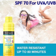 โฉมใหม่ Neutrogena Wet Skin Kids Sunscreen Spray SPF 70 for UVA/UVB สเปรย์กันแดดเด็ก ปกป้องแสงแดดแล