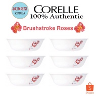 CORELLE Serving Bowl 21.6cm X 6.3cm 1L 4 Piece Set Brushstroke Roses