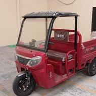 Motor Listrik Roda 3 Bak pick up Tora pikap angkut 1 ton galon pake atap bukan viar speedometer digi