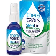 TheraTears Eyelid Cleanser and Face Wash Cleanser (0.12 pounds, Pack of 1) | 2 fl oz | Spray | irrit