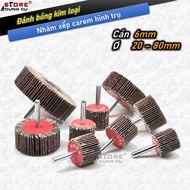 6mm cylindrical abrasive, cylindrical diameter 20-80mm, wood and metal tea masonry abrasive, 6mm cyl