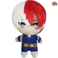 Anime MHA Midoriya Izuku Todoroki Plush Keyring Dolls Cosplay Figure Cute Soft Stuffed Plush Doll Pi