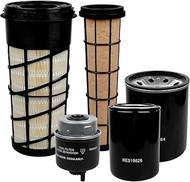 Service Filter Kit Suitable ror JD 5045E 5055E 5065E 5075E Tractor w/ T2 & IT4 Engine RE282286 RE282