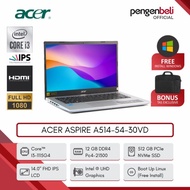 Laptop Acer Aspire Slim A514-54-30vd core I3-1115g4 Ram 12gb Ssd 512gb