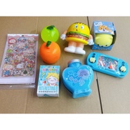 Combo 8 Món Đồ Chơi Giảm Stress Squishy Mochi Máy Game bắɴ Vòng Nước Slime Sticker Bút Chì Giá Rẻ Ch