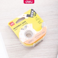 Deli 1 Roll High Clear Invisible Stationery Tape 18mm*7.62m*45um