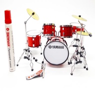 Miniature Drum Set Music Scale 1/12 Yamaha Guitar Bass Acustik