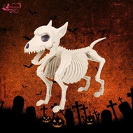Abbraccia Halloween Party Decor Dog Skeleton Decoration for Spooky Scene Decor 30x24cm