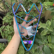 Baga Sonic Titan 7 Màu Inox Có Móc Treo Đồ 2 Bên Full Ốc Gắn