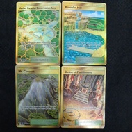Pokemon Card TCG: Hidden Fates: Brooklet Hill / Mt. Coronet / Shrine of Punishment / Aether Paradise Conservation Area
